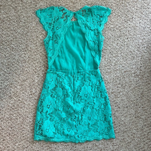 Pink Lily Forever Divine Mint Dress - Picture 3 of 6